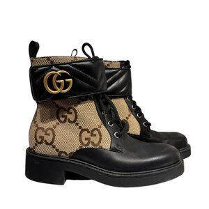 Gucci Black + Brown Shoes, 36.5